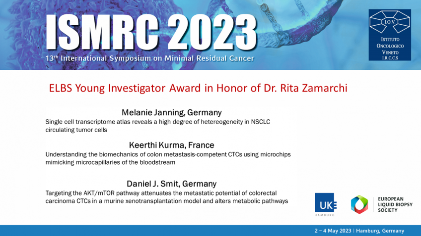 ELBS Yound Investigator Award in Honor of Dr. Rita Zamarchi